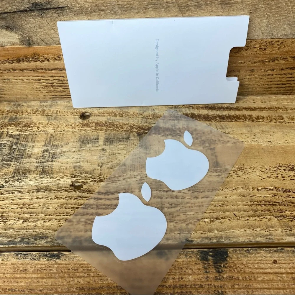 Authentic Apple White Logo Sticker Decal iphone ipod apple stickers